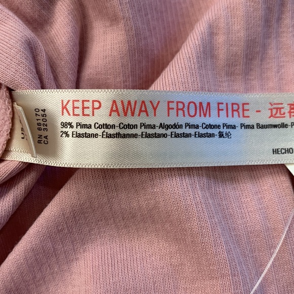 ANTHROPOLOGIE NWT wrap, lettuce hem and cuff, ribbed fabric - Picture 12 of 12